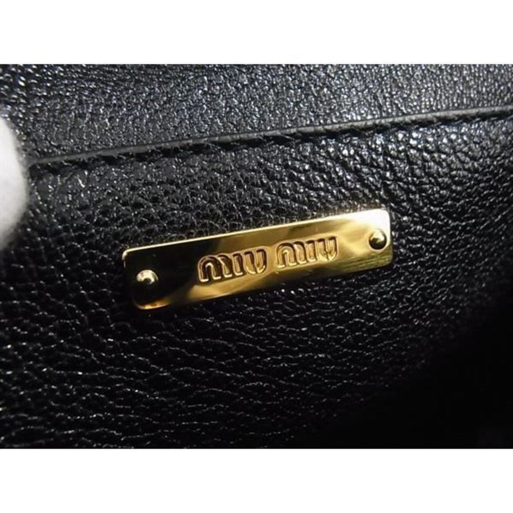 Miu Miu Wool Plaid 2way Shoulder Bag Mini Bag Red - image 8